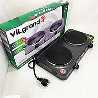 Електрична плитка на стіл ViLgrand, Плитка електрична переносна, Портативна переносна плита DC-12