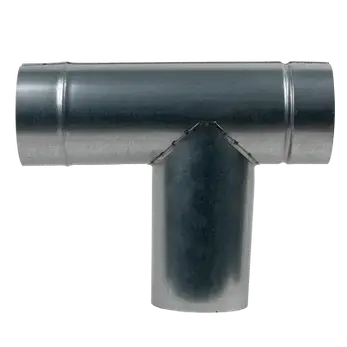 Трійник 90*, діаметром 110, 0,5 мм оцинкований, фото 2