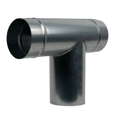 Трійник 90*, діаметром 110, 0,5 мм оцинкований