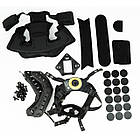 КОМПЛЕКТ: Підвісна система Team Wendy + запчастини для захисного шолому ( Чорний )