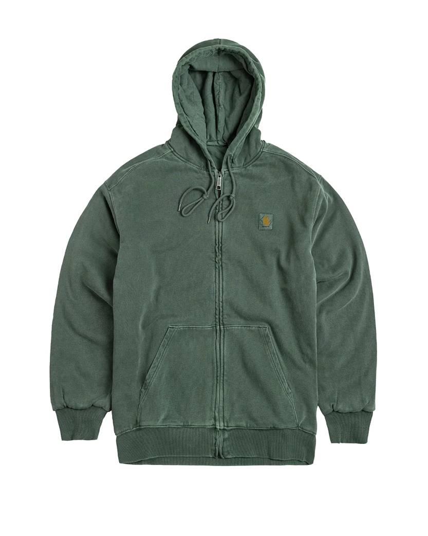 Худи No Brand Patch Zip Hoodie Washed Boxwood S