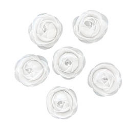 Набір вафельного декору для кондитерських виробів Ранункулюси, 8 см