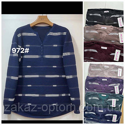 Светр жіночий батал оптом (58-60) Китай 972-140611, фото 1