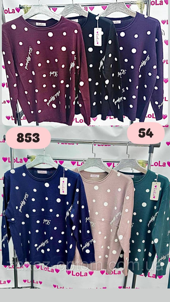 Светр жіночий оптом (54-56) Китай 853-140620