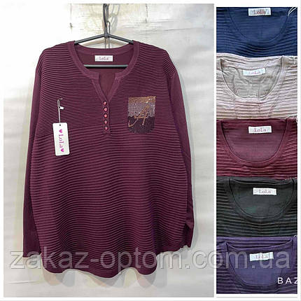 Светр-туніка жіночий батал оптом (58-60) Китай-140616, фото 1