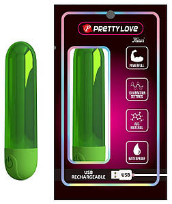 Віброкулька Pretty Love Kiwi зелена, 8 х 1.8 см