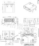Type-C роз'єм, мама, 16 pin moding (2), фото 3