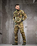 Польовий костюм FENIX мультикам з фліскою та штанами рип-стоп ПП7947 ТМ, фото 2