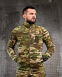 Тактичний костюм FENIX мультикам з фліскою та штанами рип-стоп ПП7947 ТМ, фото 4