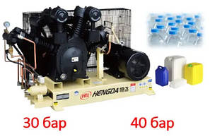 Поршневі компресори HENGDA 30 бар, 40 бар для видуву ПЕТ (PET) тари