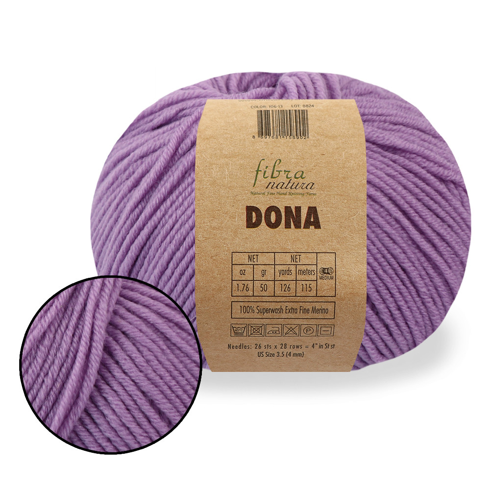 FibraNatura Dona, Ліловий No106-13, фото 1