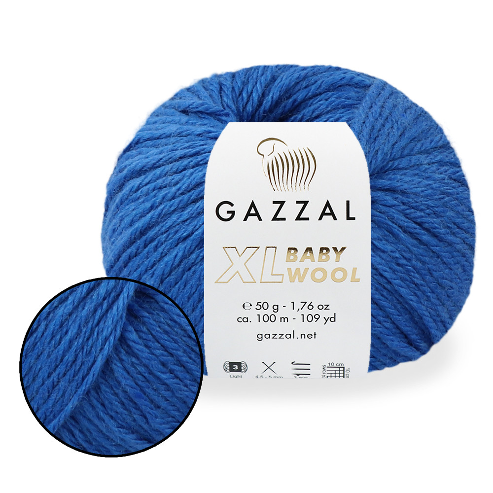 Gazzal Baby Wool XL, Ультрамарин №830, фото 1