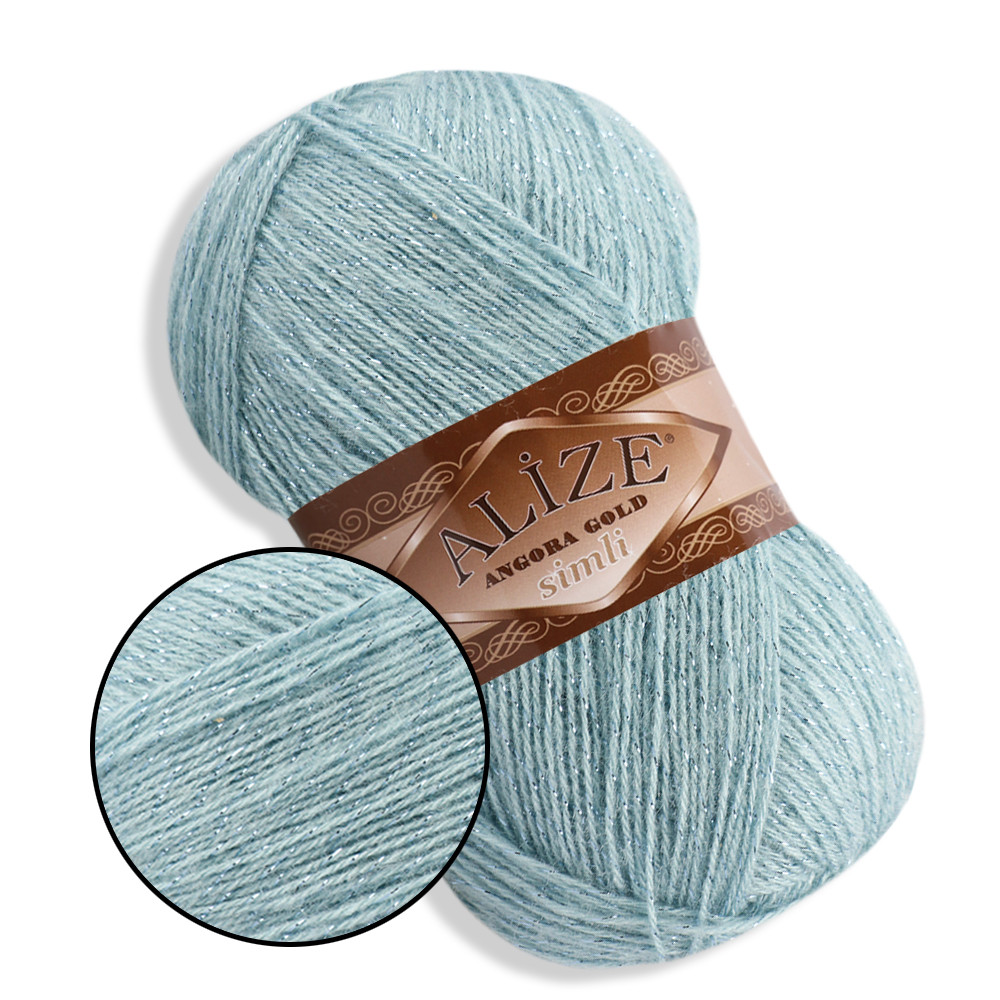 Alize Simli Angora Gold, М'ята No114, фото 1
