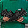 Чоловічі кросівки New balance 574 black чорні Нью Баланс замш сітка весна літо, фото 3