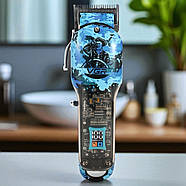 Машинка для стрижки волосся з 4 насадками та LED дисплеєм VGR V-685, фото 8