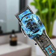 Машинка для стрижки волосся з 4 насадками та LED дисплеєм VGR V-685, фото 9