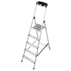 KRAUSE Safety (126337) Драбина-стремянка алюмінієва 5 сх.