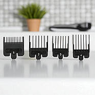 Машинка для стрижки волосся з 4 насадками та LED дисплеєм VGR V-685, фото 6