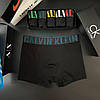Чоловічі труси боксери 5 шт (набір) + подарункова коробка CK, фото 7