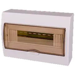 Enext e.plbox.stand.n.12k Корпус пластиковий 12-модульний навісний