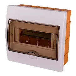 Enext e.plbox.stand.w.08k Корпус пластиковий 8-модульний вбудований