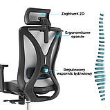 Ергономічне офісне крісло ANGEL GelatO, фото 8