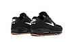 Чоловічі кросівки Nike Air Max 90 black white Найк Аір Макс 90 чорно-білі шкіряні, фото 8
