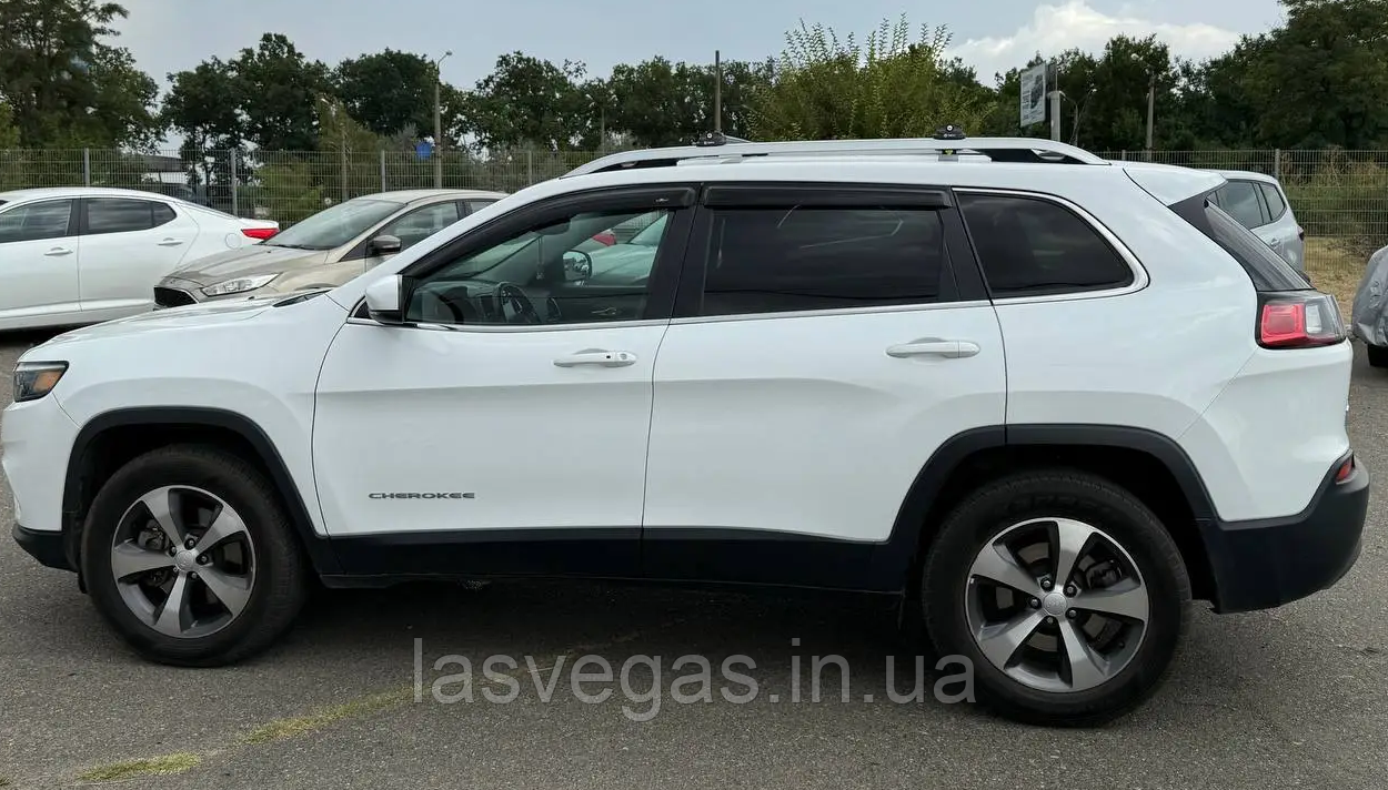 Дефлектори вікон, вітровики Jeep Cherokee (KL) 2013-2021 4шт. (HIC/Тайвань), фото 1