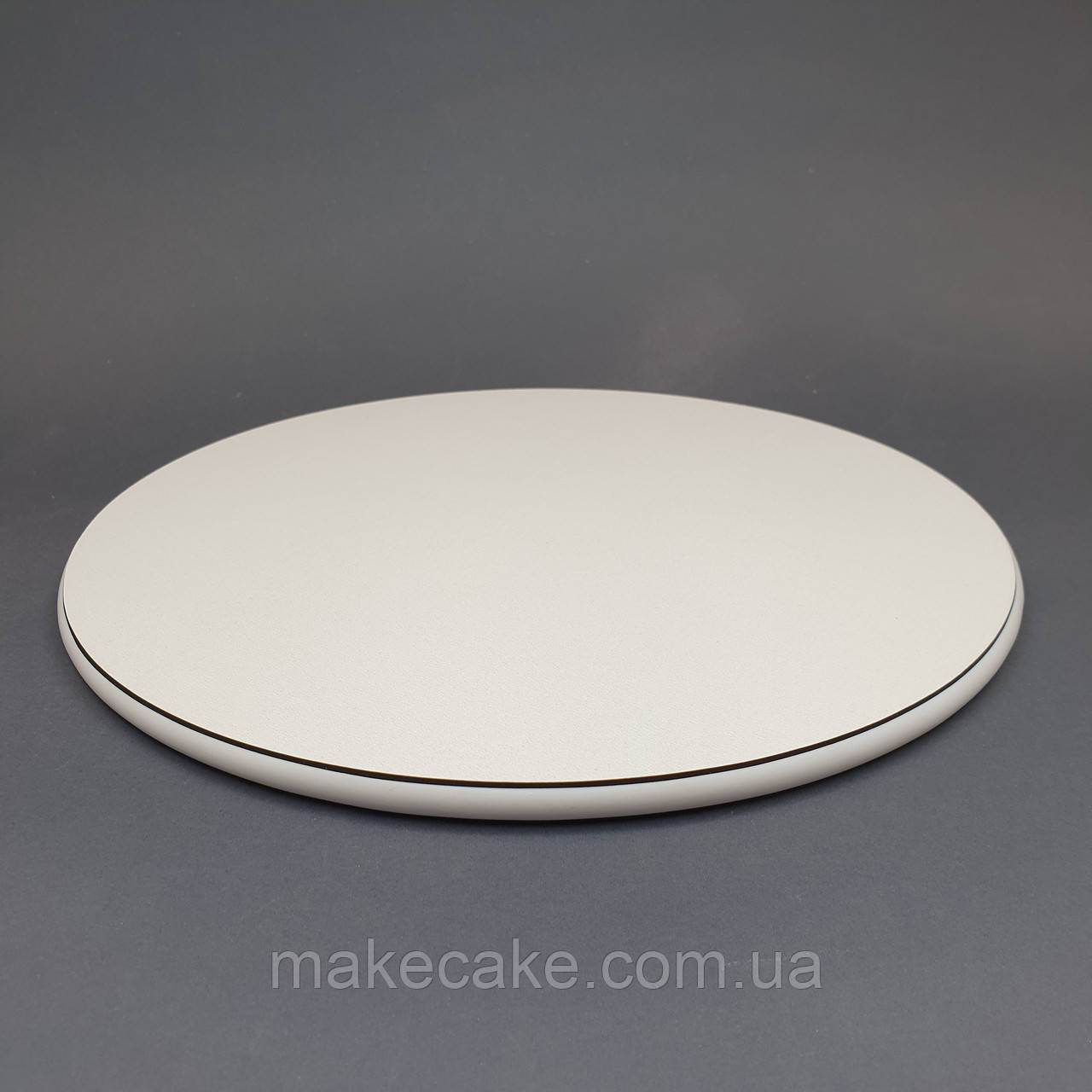 Підкладка ДВП посилена кругла біла (сіннвіч) — 40 см, фото 1