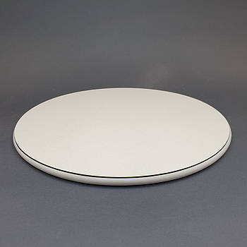 Підкладка ДВП посилена кругла біла (сіннвіч) — 40 см