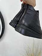 Черевики жіночі GUERO G197-655 Color 001 BATTAL чорні на платформі, фото 4