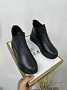 Черевики жіночі GUERO G197-655 Color 001 BATTAL чорні на платформі, фото 5