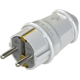 NA-UEA 1010 євро з з/к 16А біла Вилка, фото 1