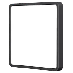 VIDEX 24W 5000K 220V LED світильник накладний квадрат Black