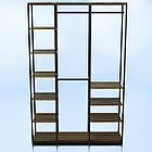 Стійка "PENELOPE ODISSEY" 2400х1680х480мм. Рейл вішало для одягу, стелаж поличний з вішалками та полицями, фото 5