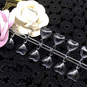 Прозора демонстраційна подвійна палітра "Серце" (48 тіпс) - для презентації гель-лаків та дизайнів