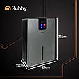 Осушувач повітря RUHHY 90Вт, вологопоглинач 2,2 л 26496, фото 2