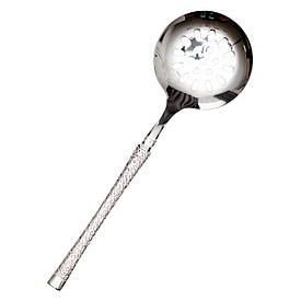 Шумівка для зняття піни з нержавіючої сталі 26.5 (см) ложка шумівка кухарська ложка для зняття пінки HP-8-50