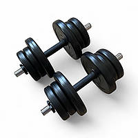 Гантелі 2 шт по 11 кг розбірні (композитні, набірні)