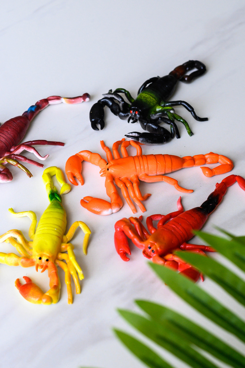 Дитяча іграшка краб силіконовий різні кольори, фото 1