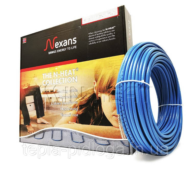 192 М 3300 Вт (19.2 м² - 24.0 м²) Двожильний Кабель Nexans TXLP/2R 17Вт/м (230В) Тепла електрична підлога, фото 1
