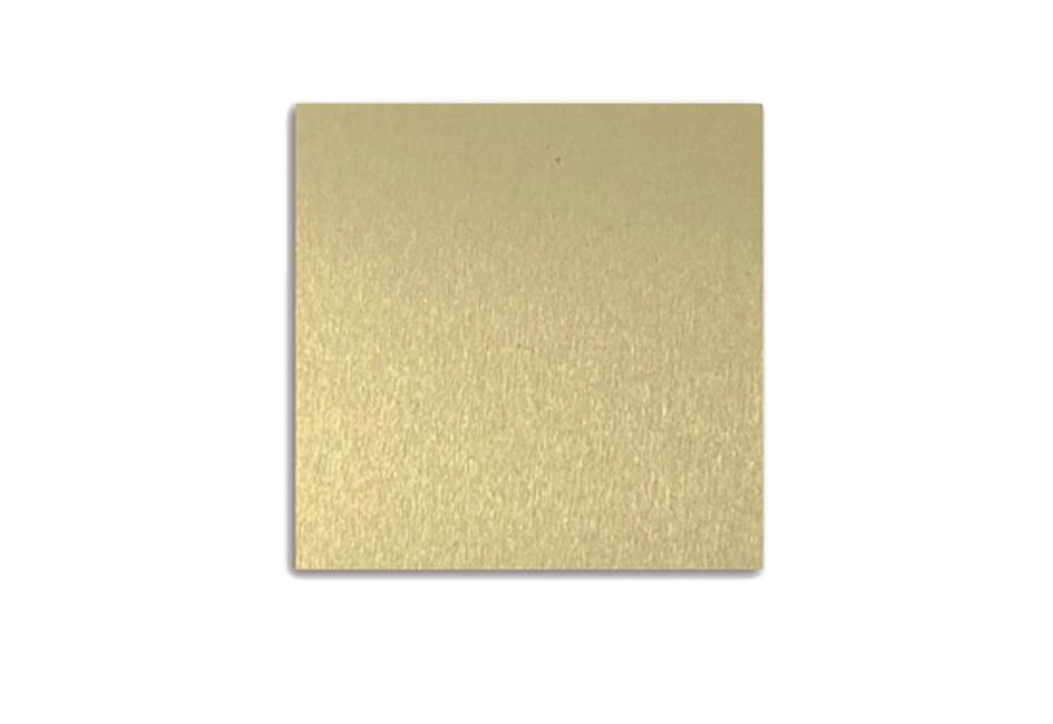 Алюміній для сублімації 600x300 (Матове потерте золото 0,45 мм)., фото 1