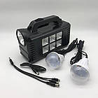 Туристичний ліхтар GD-8077 з лампочками та повербанком 4000мАч універсальне рішення для кемпінгу, фото 6