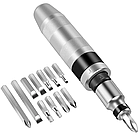 Викрутка ударно-поворотна Impact Screwdriver Set із 12 бітами міцний інструмент у кейсі для роботи, фото 3