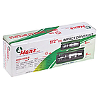 Викрутка ударно-поворотна Impact Screwdriver Set із 12 бітами міцний інструмент у кейсі для роботи, фото 8