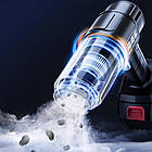 Автомобільний пилосос акумуляторний Dust Collector з 1 АКБ та 5 насадками для сухого та вологого прибирання., фото 3