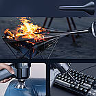 Автомобільний пилосос акумуляторний Dust Collector з 1 АКБ та 5 насадками для сухого та вологого прибирання., фото 8