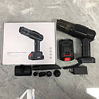 Автомобільний пилосос акумуляторний Dust Collector з 1 АКБ та 5 насадками для сухого та вологого прибирання., фото 10