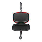 Подвійна гриль сковорода 32 см універсальний кухонний посуд з антипригарним покриттям та ручками, фото 3