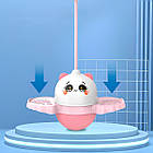 Джампер дитячий рожевий 75×43×30 см до 90 кг міцний тренажер для стрибків та активних ігор, фото 5